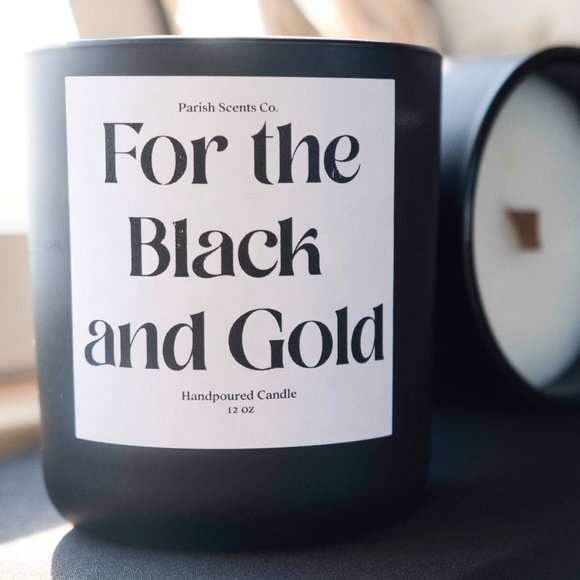 Parish Scents Other - New Orleans Saints NFL Candle 12 oz. - For The Black and Gold